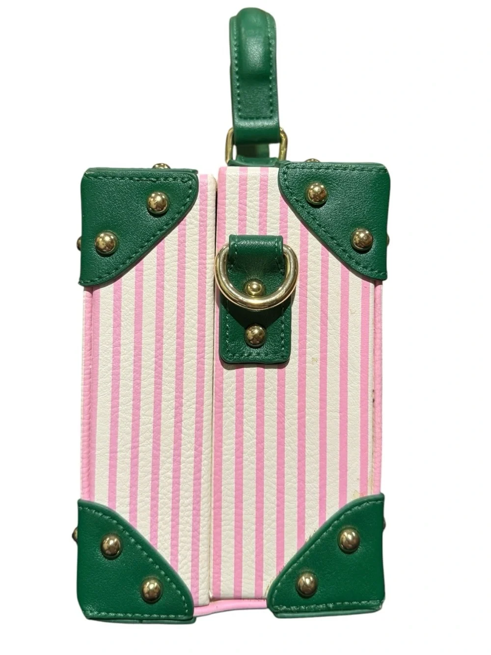 HoneyDukes Harry Potter Pink & Green Patchwork Trunk Bag Crossbody, Brand New